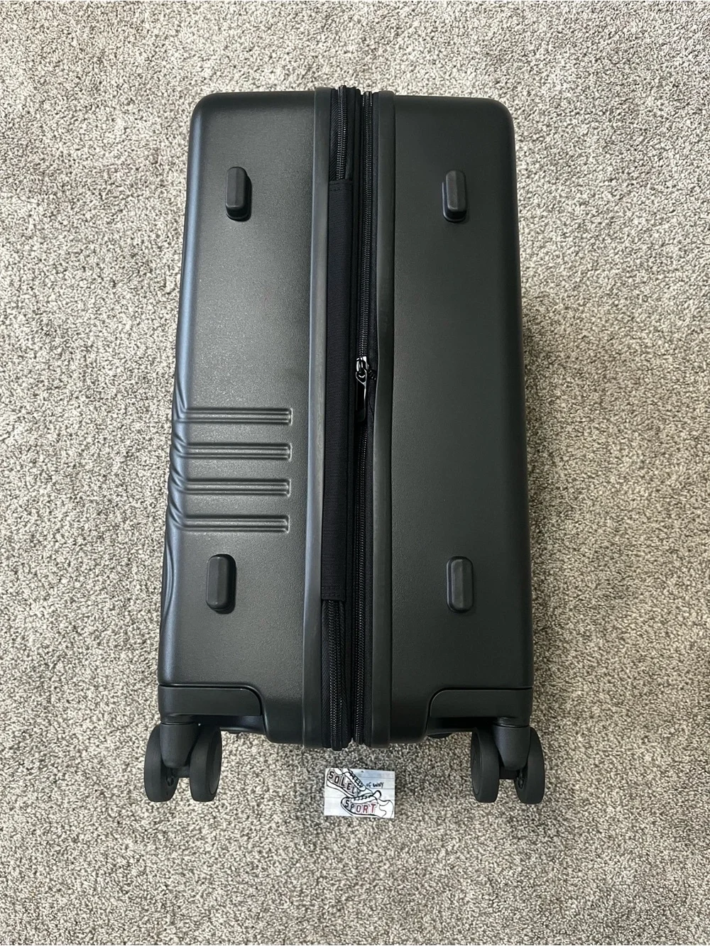New Nike Air Force 1 22” Hardshell Carry-On Luggage Suitcase Black 52L TSA Lock